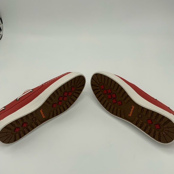 Timberland Union Wharf Rust Canvas Boat Shoe